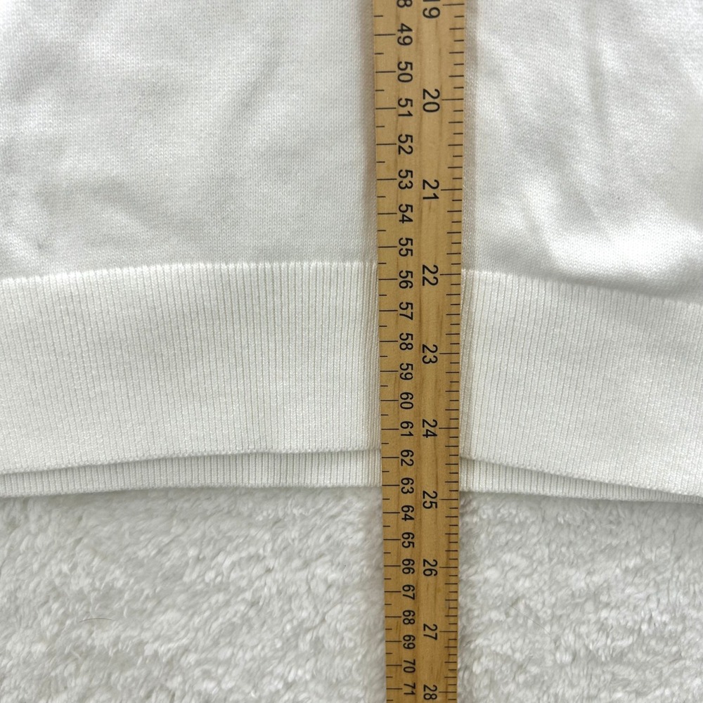 New Armani Exchange Sweater Men's‎ XL Off White Long Sleeve Style  XM001260 - Picture 10 of 14